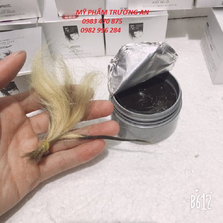 Sáp Vuốt Tóc Màu Đen Che Phủ Bạc Tạm Thời Gội Là Hết