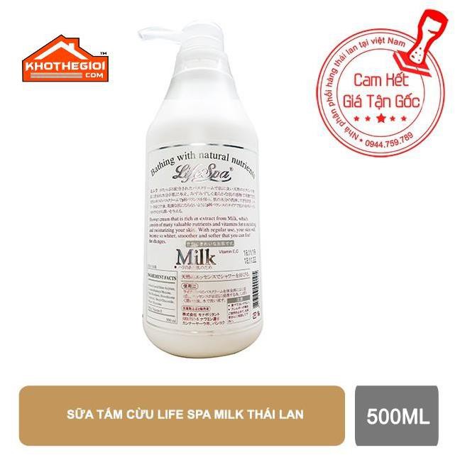 Sữa tắm Life Spa Milk thái lan 500ml