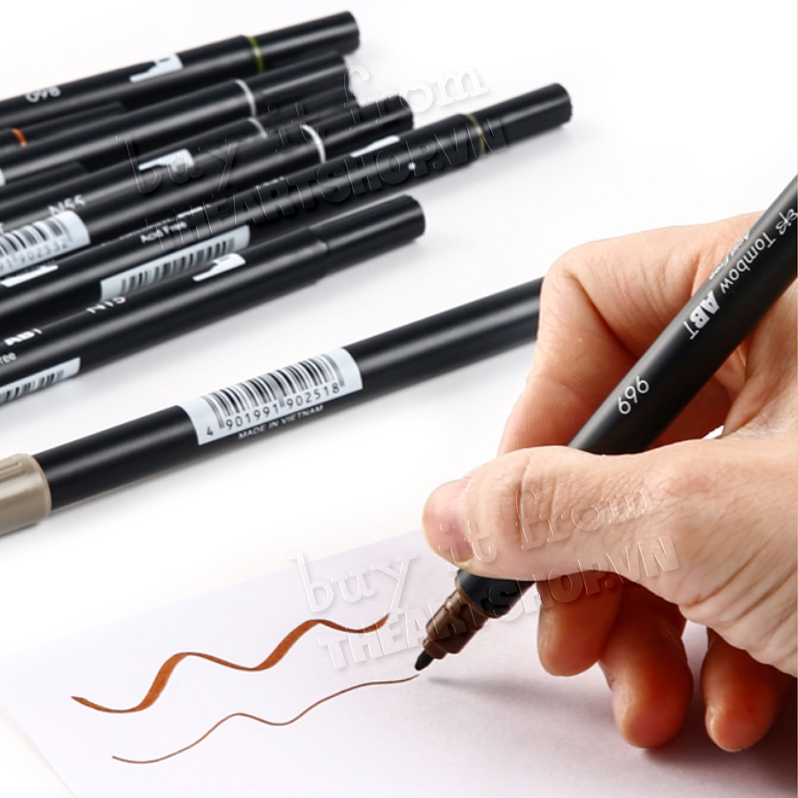 Bút cọ TOMBOW ABT dual brush pens - tone màu Đất mộc mạc THEARTSHOP