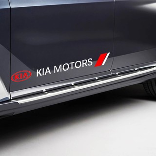 Bộ 2 tem dán cửa xe ô tô KIA