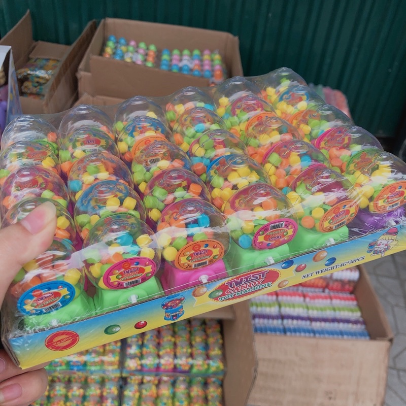 Sỉ khay kẹo Machin máy bắn kẹo ( khay 30 chiếc)