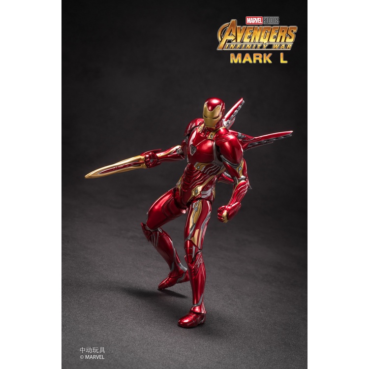 Mô hình ZD Toys Iron Man Mark 50 MK50 Deluxe Avengers Infinity War 1/10 - Marvel Chính hãng