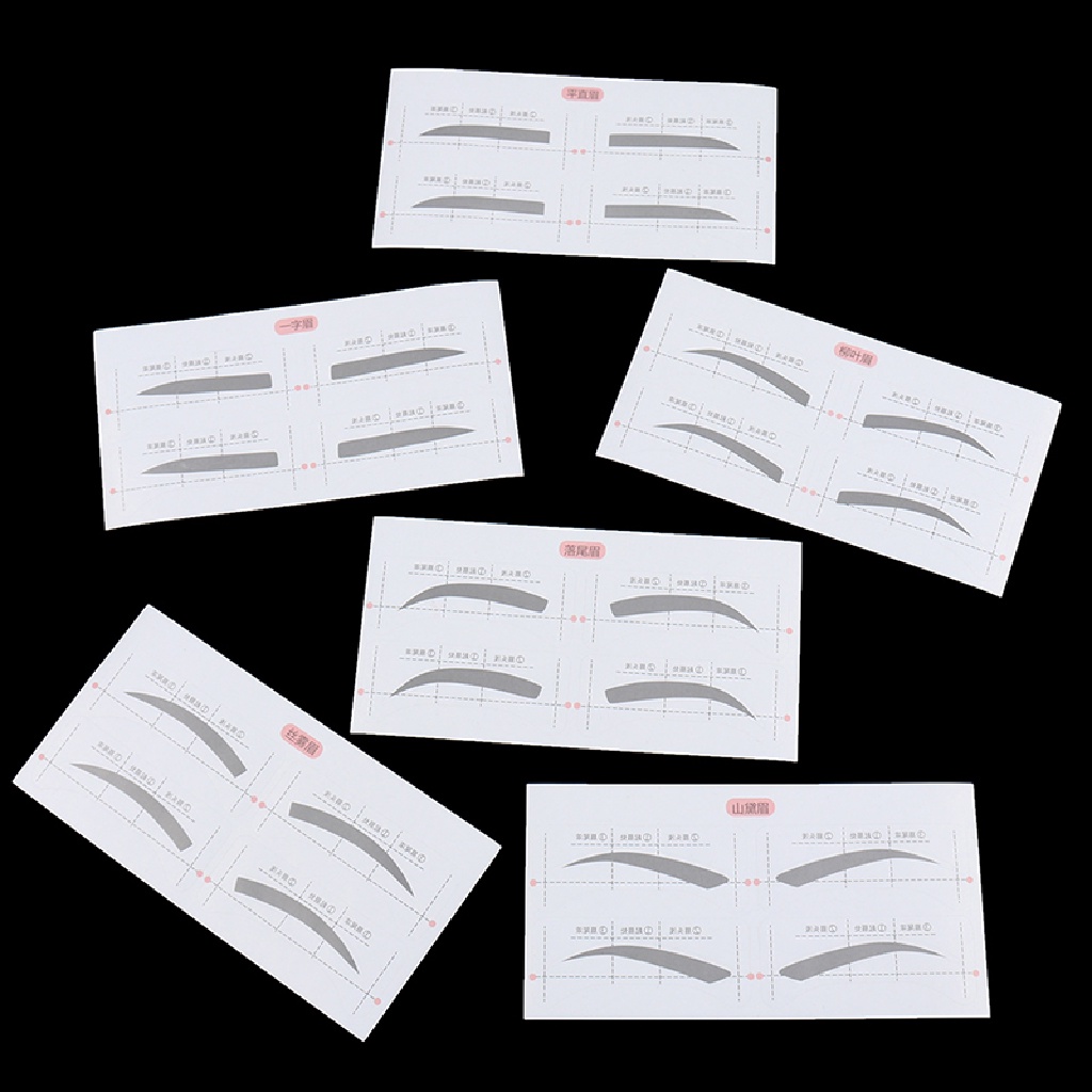 Set 24 Cặp Lông Mày Trang Điểm Tiện Lợi