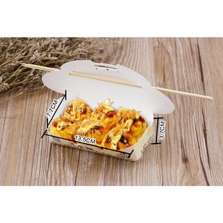 Hộp đựng bánh takoyaki thương hiệu Nhật Bản - Hộp 6v