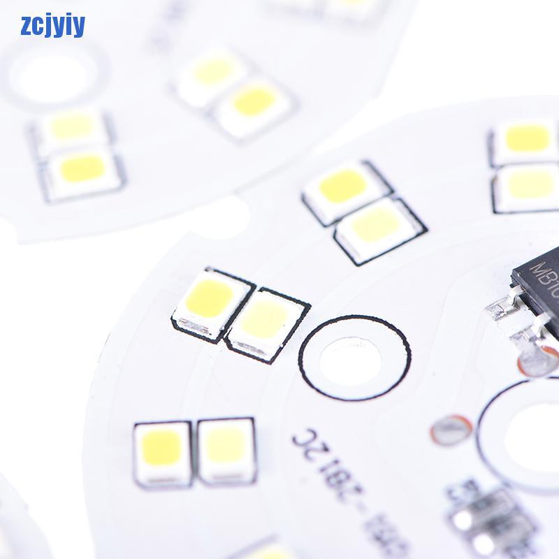 zcjyiy 1pc dichroic 3/5/7/9w ac 220v 2835 smd light board led lamp panel for ceiling YRU