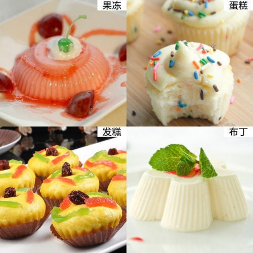 Set 12 Khuôn Silicone Làm Bánh Cupcake Nhiều Hình Dạng