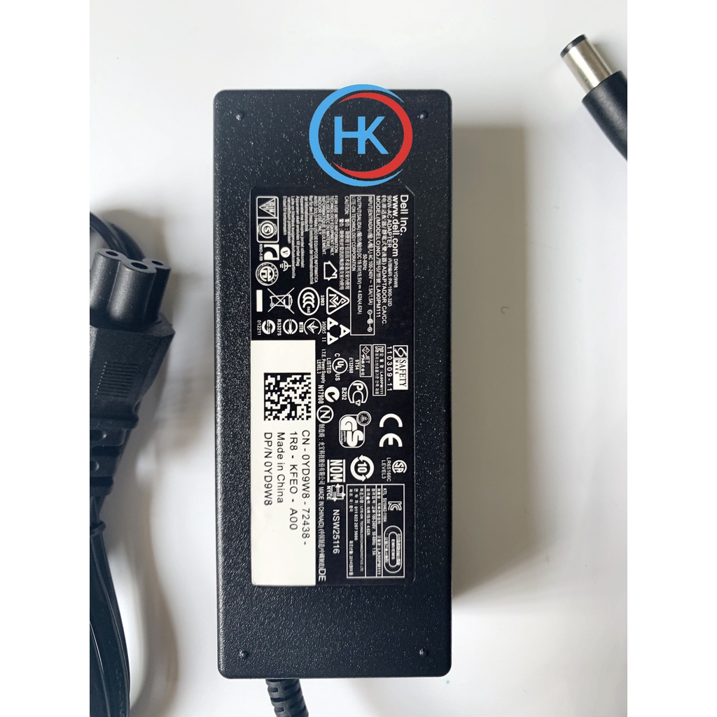 Sạc Laptop Dell 19.5V-4.62A 90W Chân Kim To Dell E6420 E6520 E4300 E5400 E6400 E6410 E6500 N5110 N7110