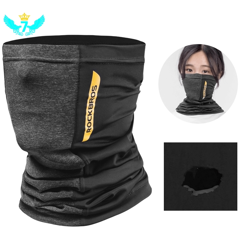 Khăn ống đa năng chất liệu thoáng khí bảo vệ mặt &amp; cổ tiện dụng chơi thể thao/ đạp xe