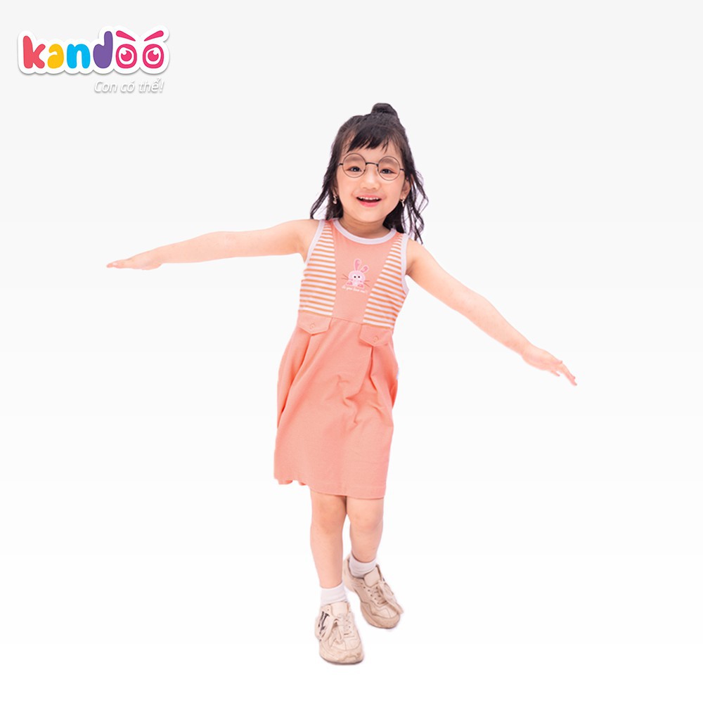 Áo tshirt bé gái DG16DR03 cotton, áo váy
