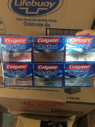 Vỉ 6 hộp colgate maxfesh