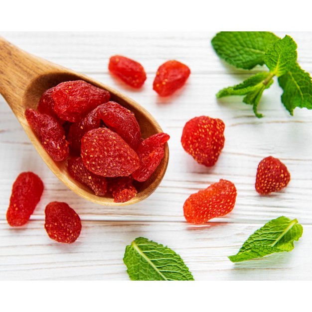 DÂU TÂY ĐÀ LẠT sấy không đường nguyên vị ĂN VẶT HEALTHY/ĂN VẶT MẸ BẦU/ĂN KIÊNG/EAT CLEAN/KETO/ DAS/LOW CARB | BigBuy360 - bigbuy360.vn