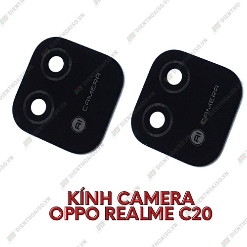 Mặt kính camera realme c20 có sẵn keo dán