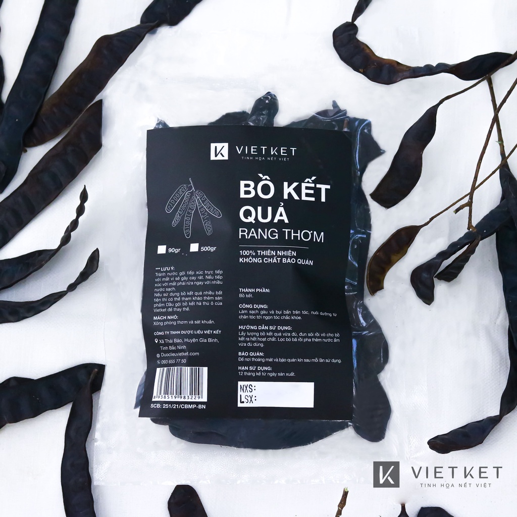 Bồ kết quả rang thơm 500gr gội đầu, xông thơm ấm nhà