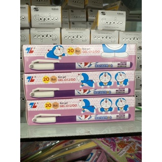 Combo 10/20 bút gel nước doremon mực tím