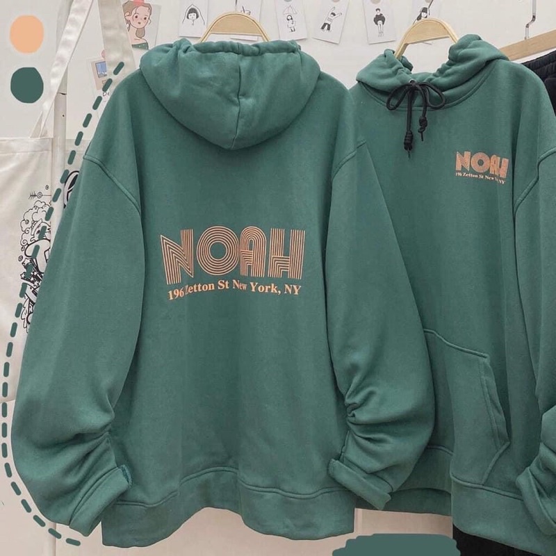 [GIÁ HUỶ DIỆT] Hoodies mũ NOAH nỉ cotton full màu unisex (kèm ảnh thật) | BigBuy360 - bigbuy360.vn