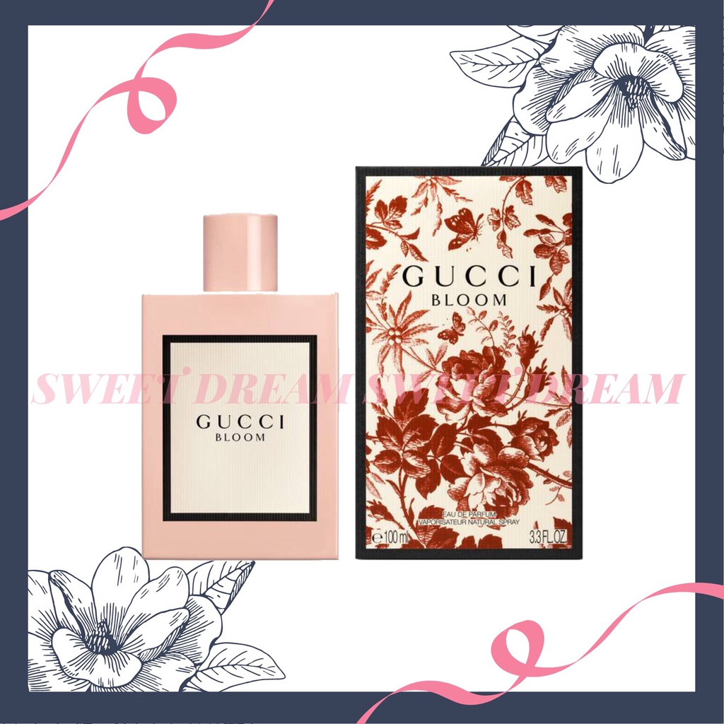 Nước Hoa 𝙂𝙪𝙘𝙘𝙞 𝘽𝙡𝙤𝙤𝙢 Gocce Di Fiori Eau De Toilette