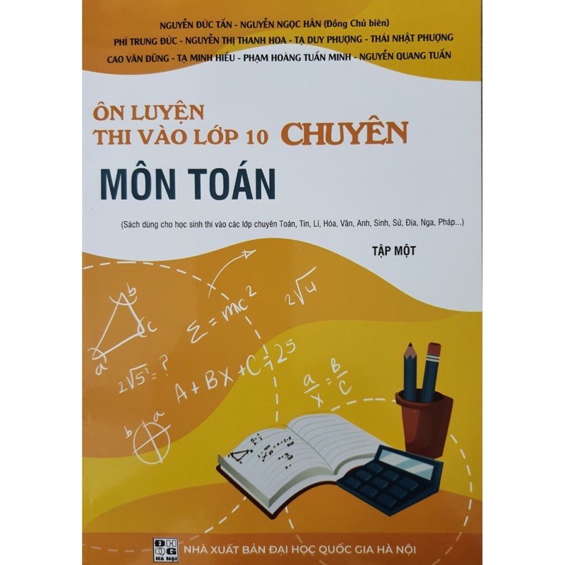 Sách - Ôn Luyện Thi Vào Lớp 10 Chuyên Môn Toán ( tập 1 )