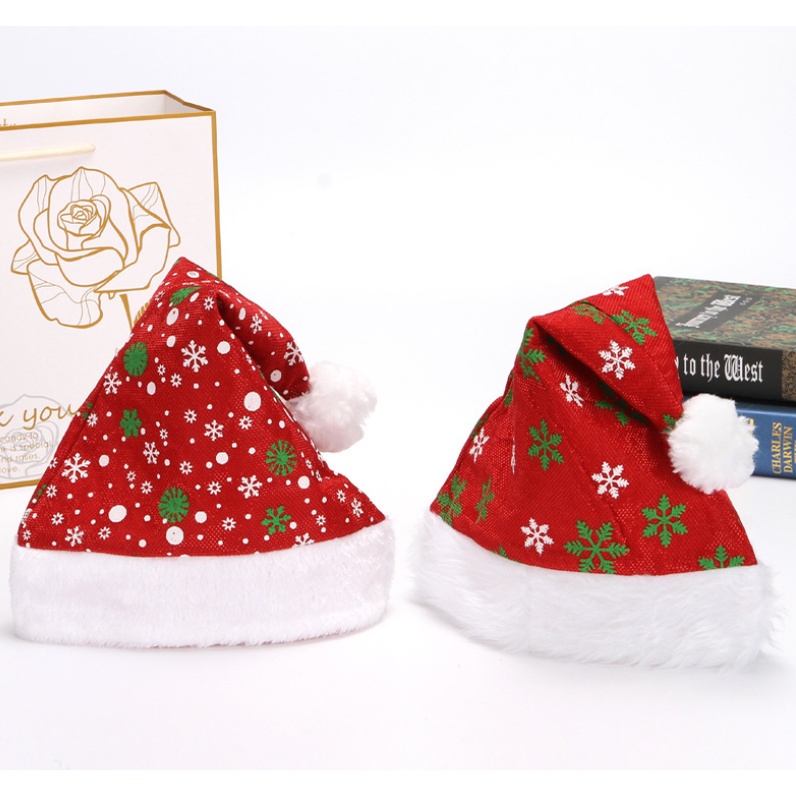 Nón noel có họa tiết mẫu N7