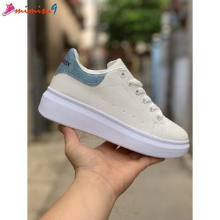 ⚡Giá rẻ⚡  ⚡SALE lấy 5*⚡ Giày mc Q gót nhũ màu XANH