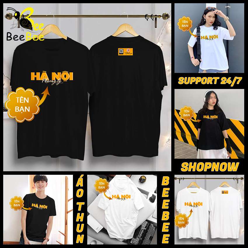 Áo Thun Thiết Kế BEEBEE 100% Cotton Hà Nội theo tên- HNTT001
