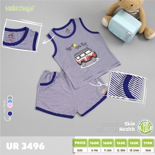 Bộ bamboo kẻ Ualarogo ur 3496