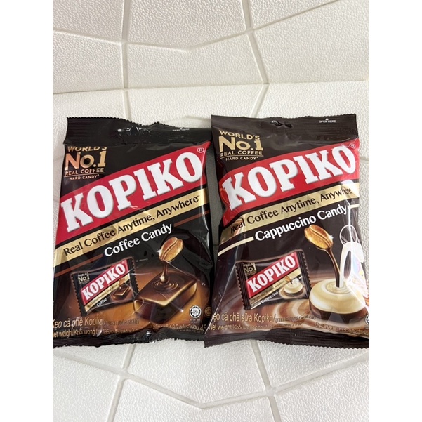 Nhập khẩu Indonesia] Kẹo hương cà phê Kopiko bịch 150g