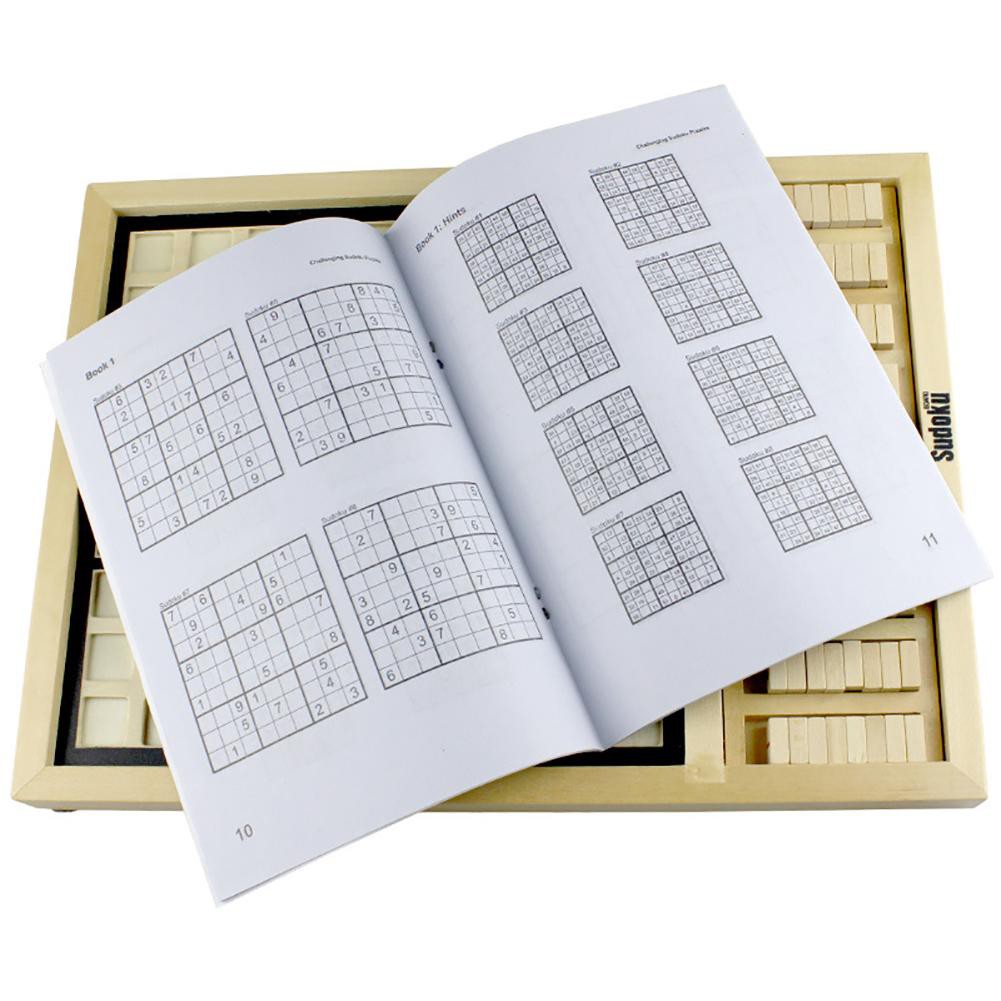 Bộ gỗ đồ chơi sudoku giúp bé phát triển trí tuệ