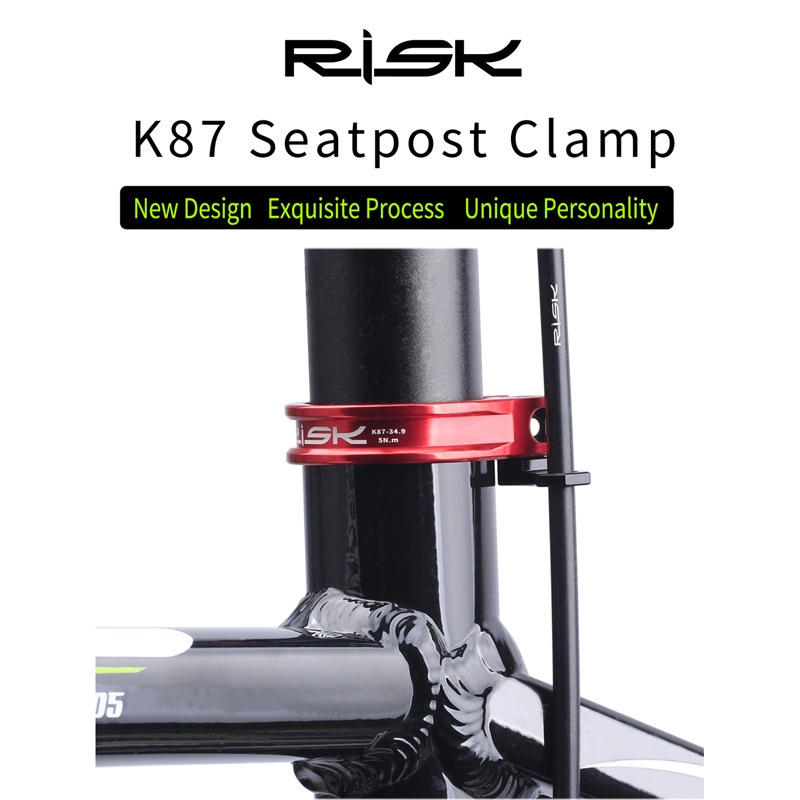 Kẹp Cố Định Yên Xe Đạp Leo Núi 31.8/34.9mm CNC Bằng Hợp Kim Nhôm Chuyên Dụng Chất Lượng Cao