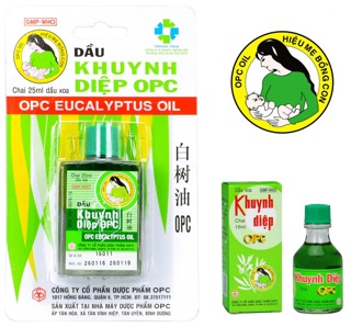 Dầu KHUYNH DIỆP OPC