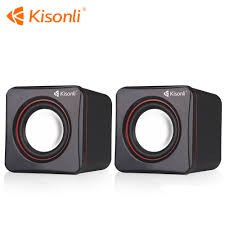 Loa Vi Tính KISONLI V400 2.0 - Thiết Kế Nhỏ Gọn- Âm Thanh Ấm, FULL BOX, Bảo Hành 6 Tháng