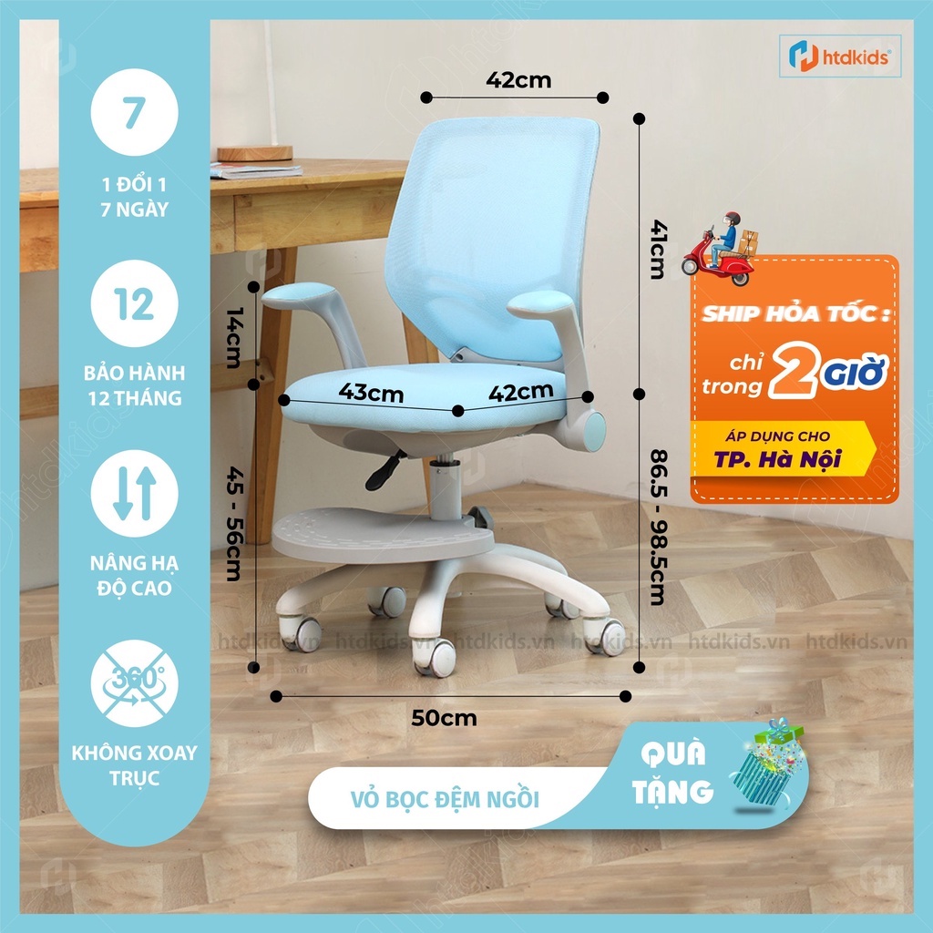 Ghế ngồi học chống gù lưng dành cho trẻ 5-18 tuổi