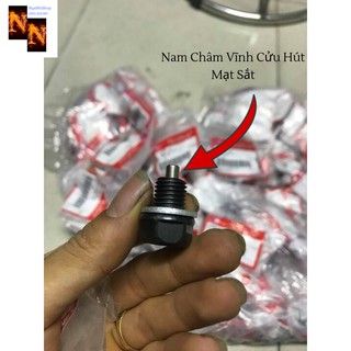 Ốc Xả Nhớt Nam Châm Hút Mạt Sắt Tăng Tuổi Thọ Động Cơ