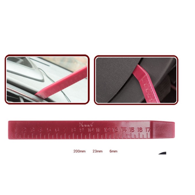 Bộ thanh nạy nhựa cao cấp HAMEI chính hãng 4 chi tiết cậy chốt nở nhựa nội thất xe ô tô OTO TOOL