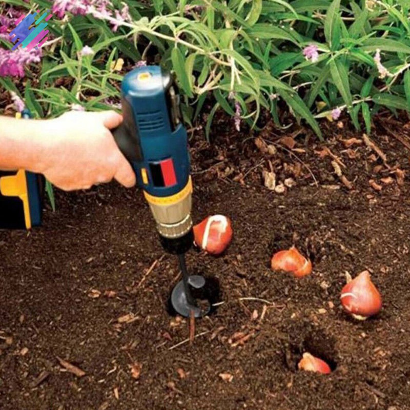 Mũi khoan đất vườn dạng xoắn ốc dùng cho trồng cây/gieo hạt/đặt đèn