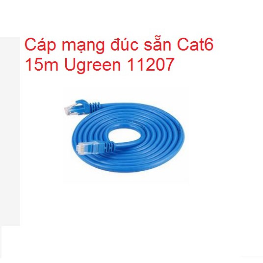Cáp mạng đúc sẵn Cat6 15m Ugreen 11207