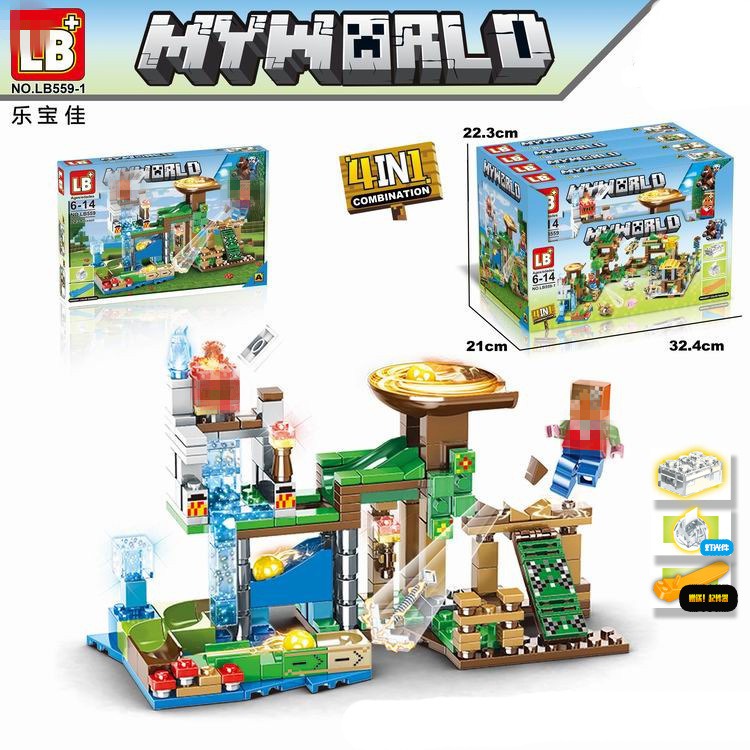 Mô hình đồ chơi lắp ráp lego nhân vật trong game Minecraft Học Viện Tuyển Sinh