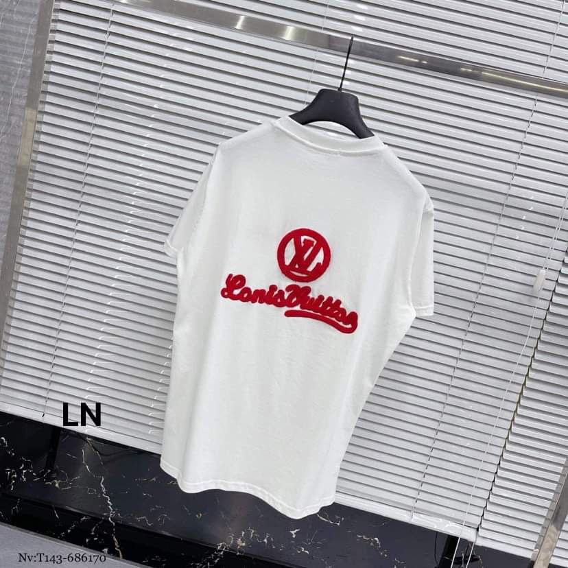 [HÀNG ĐẸP GIÁ HẤP DẪN] Áo phông in logo kết hợp chữ màu đỏ sang chảnh chất liệu cotton (L3N5-P)