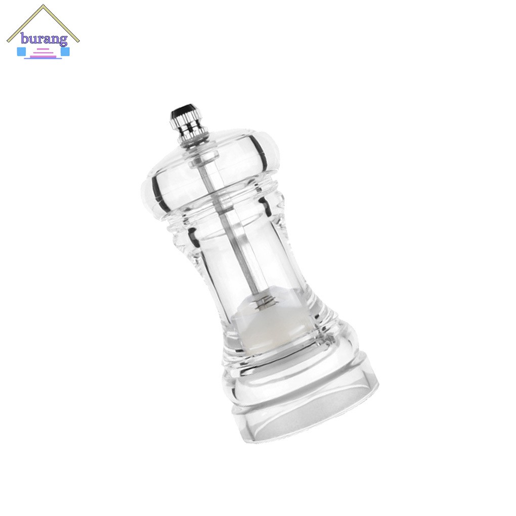Dụng cụ xay tiêu bằng tay trong suốt an toàn tiện dụng cho nhà bếp