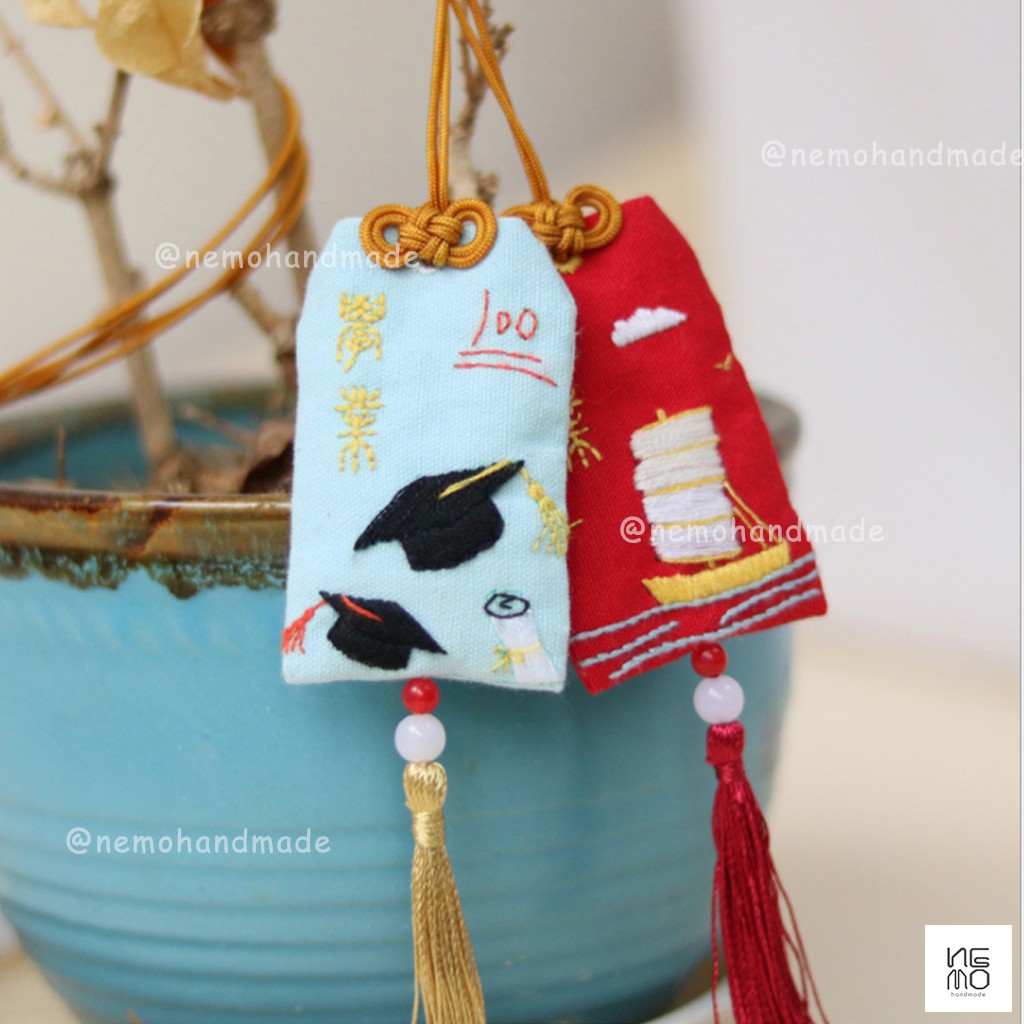 Bộ Kit/ Diy Tự Làm Túi Ước Nguyện Omamori Nemo Handmade - BKOMPT