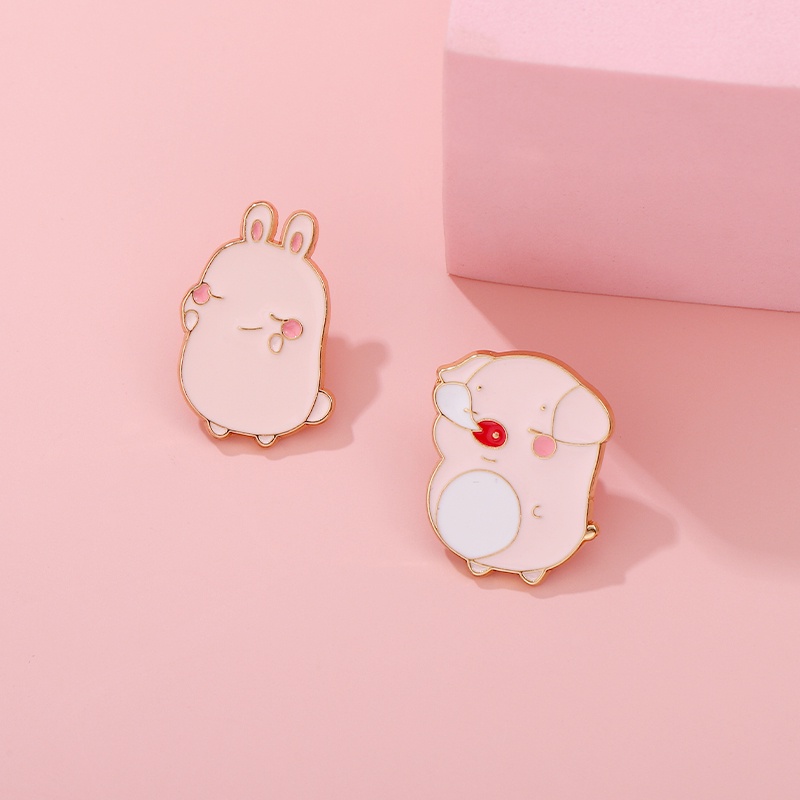 Ghim Cài Áo Hình Động Vật Hoạt Hình Dễ Thương