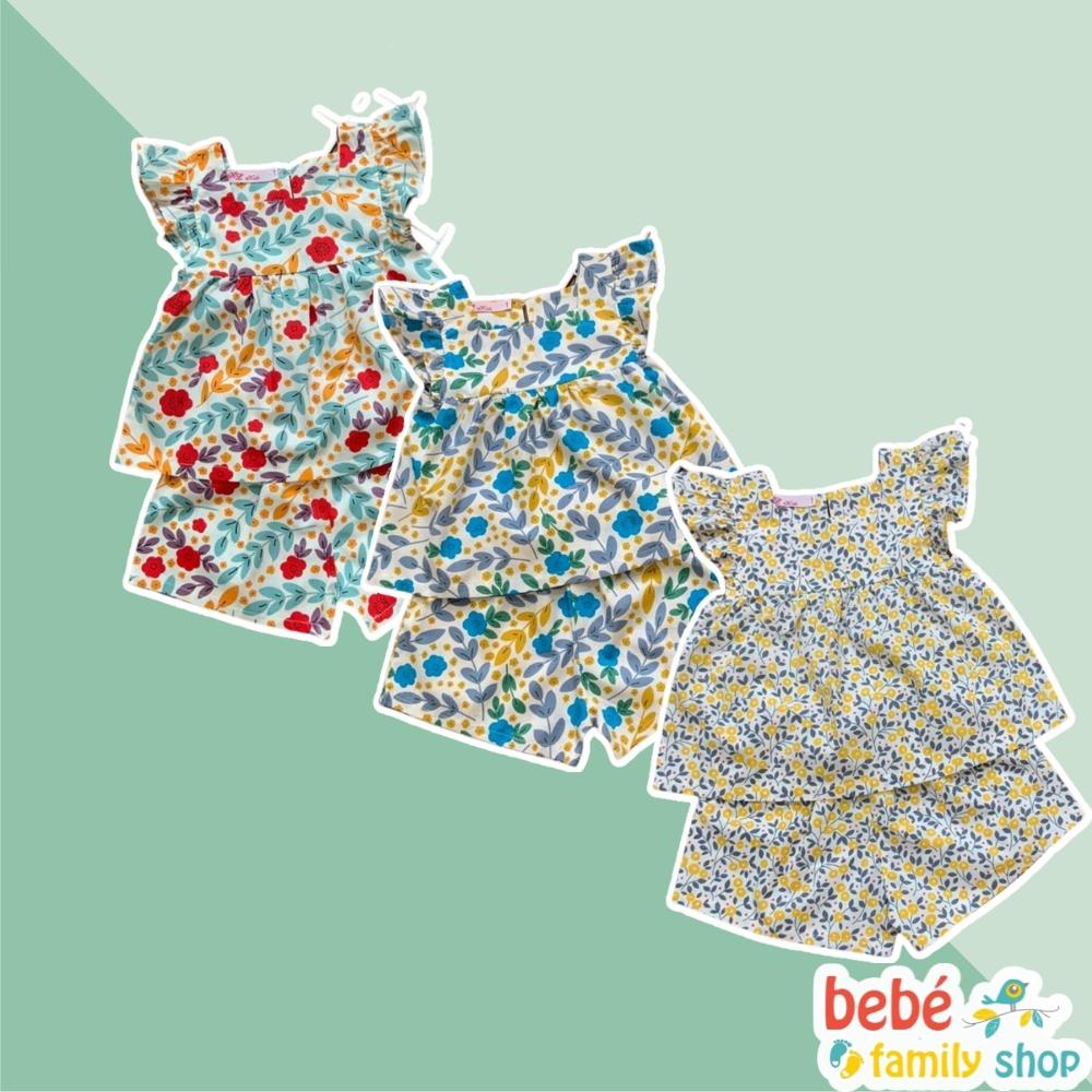 Đồ bộ tole cho bé gái bộ quần áo cho bé gái mặc nhà đi học vải thô mềm cao cấp - SGTA