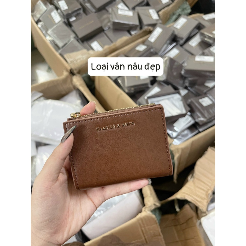 Ví nữ da trơn minni fullbox CK0907#