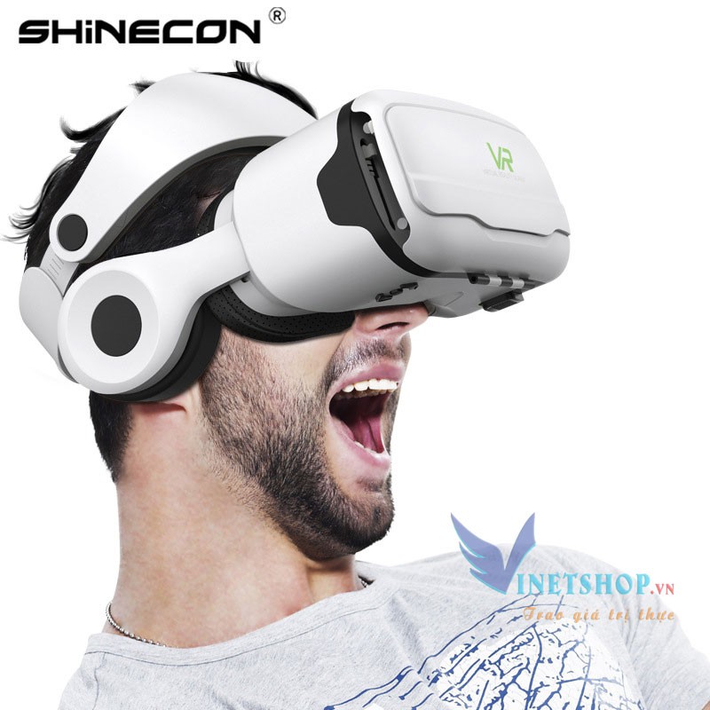 🎏 Kính thực tế ảo 3D VR SHINECON 6 cho điện thoại 3.5" - 6.0" G06EB và G02EF Android IOS