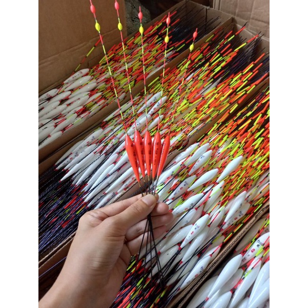 Phao câu đơn câu đài Nano nhạy cá nhiều màu sắc