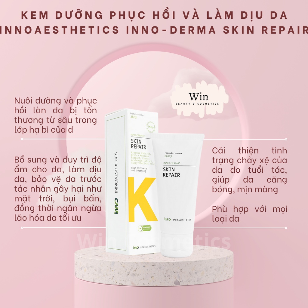 Kem dưỡng phục hồi và làm dịu da Innoaesthetics Inno-Derma Skin Repair