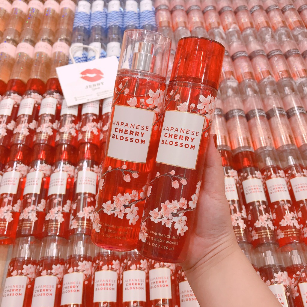 Xịt Thơm Toàn Thân Bath &amp; Body Works Mùi Japanese Cherry Blossom