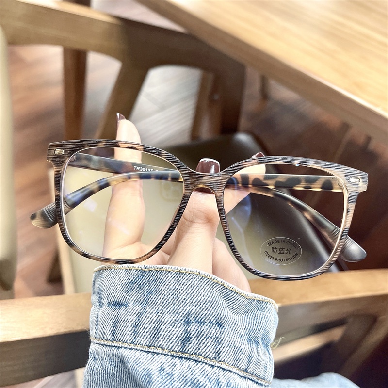 Kính Mắt Gọng Vuông Nhỏ Chống Bức Xạ/ Ánh Sáng Xanh Thời Trang Hàn Quốc Cho Nữ