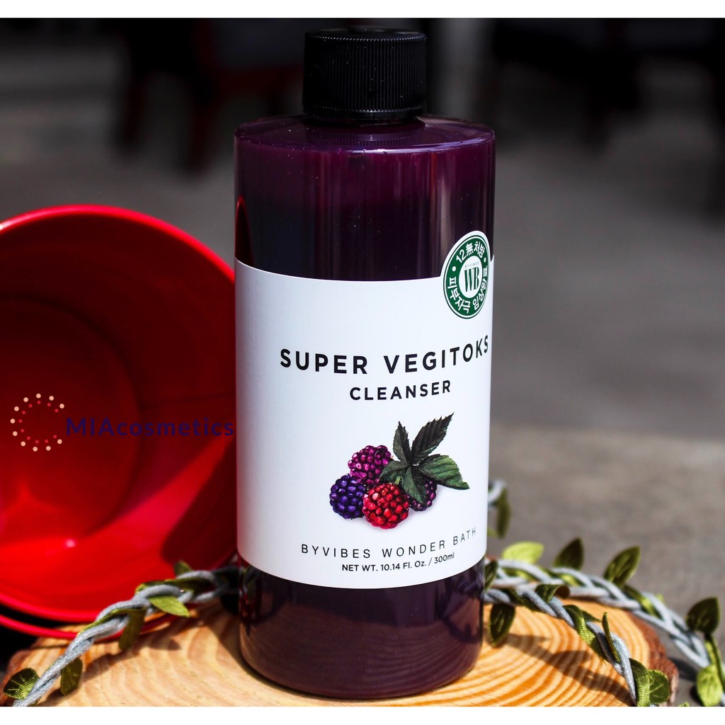 [CHÍNH HÃNG] Sữa rửa mặt sủi bọt rau củ Super Vegitoks (Purple)