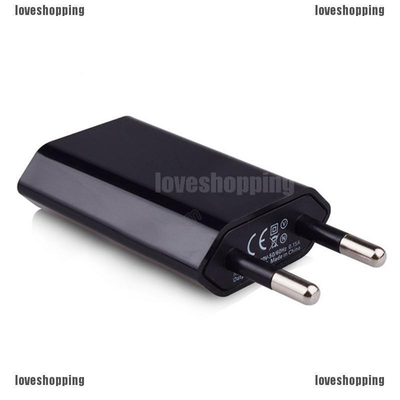 Củ Sạc 1 Cổng USB Phích EU Cho iPhone Samsung