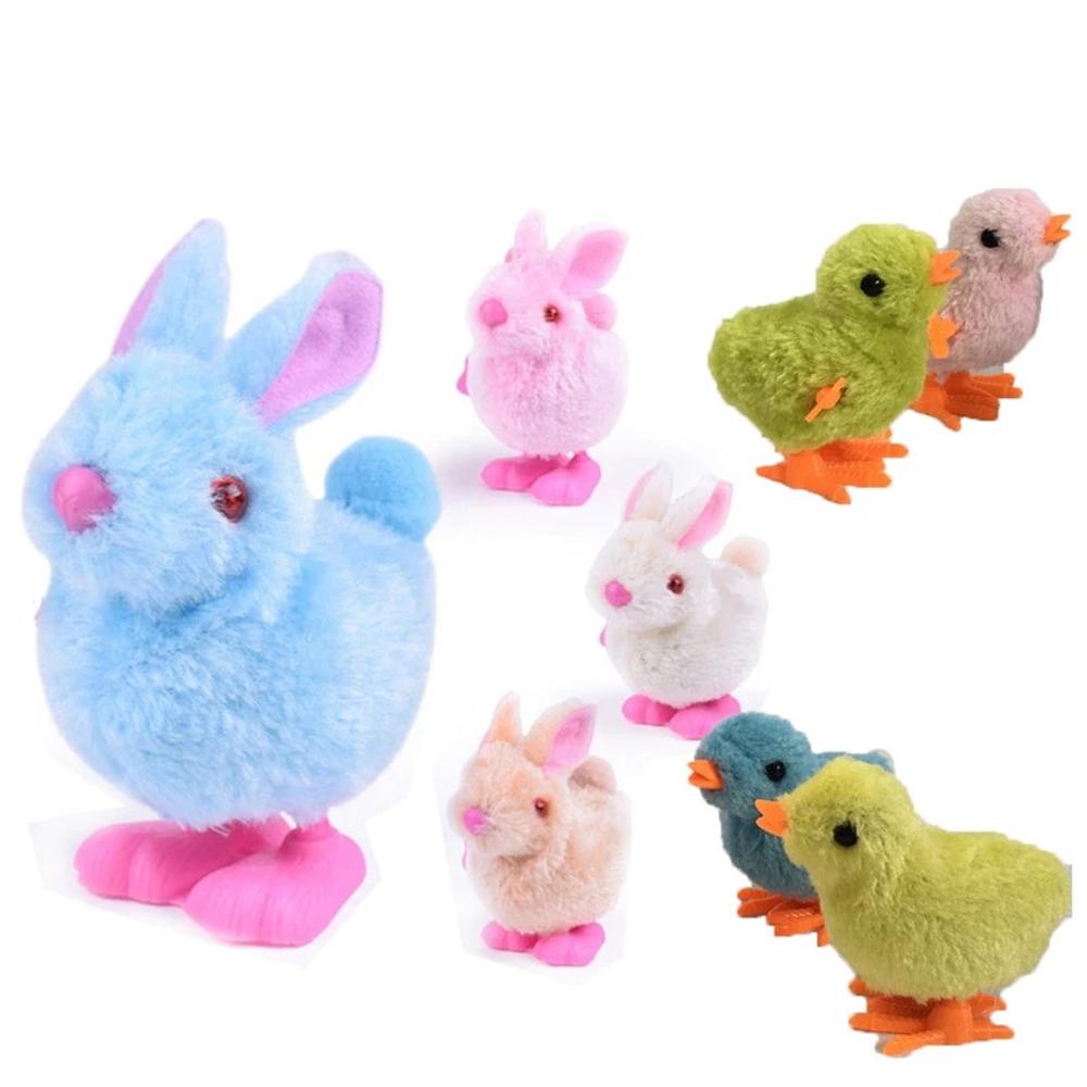 IVORY Đồ Chơi Lên Dây Cót Hình Thỏ / Gà Hoạt Hình Nhiều Màu Dễ Thương